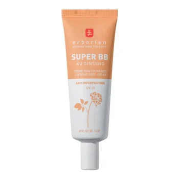 ERBORIAN SUPER BB WITH GINSENG CLAIR - High covering Anti-imperfections care BB FAMILY SUPER BB DORE 40ML
